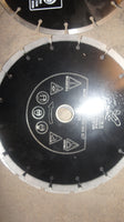Lot of 3 Diamond blades 230 mm and 2 Circular Saw Blades 180mm/160mm