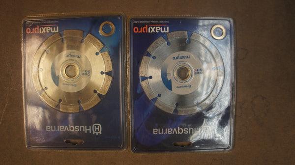 Lot of 2 Husqvarna Diamond blades125mm
