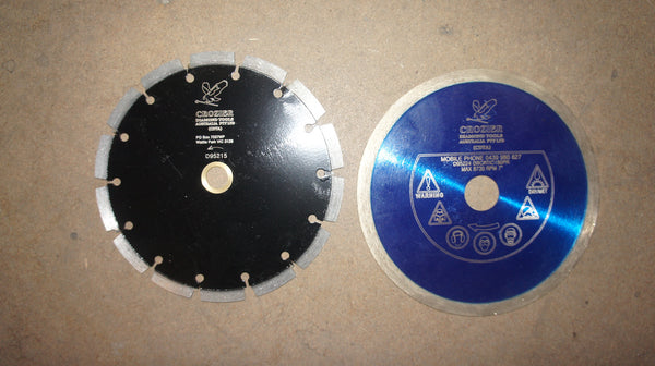 Lot of 2 Crozier Diamond Blades 7"