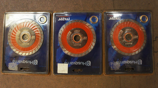 Lot of 3 Husqvarna Diamond Blades105mm