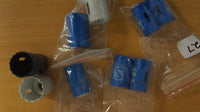 LOT OF 9 HOLESAW COBALT BI-METAL ASSORTED SIZES 27-35mm