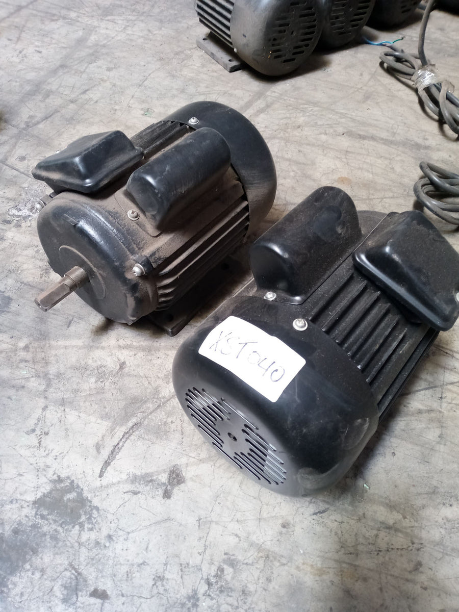 ELECTRIC MOTOR 240 VOLT 14MM SHAFT Qty of 2 – TWM Clearance Centre
