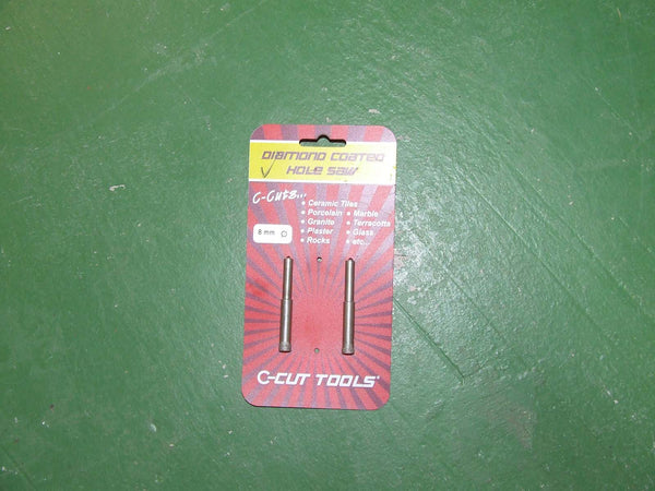 C-Cut Diamond Coated Hole Saw 8mm (Lot of 3)
