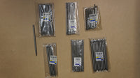 Lot of 52 Bordo 100mm/ 150mm Square Recess 1/4" Power Bits #1/ #2