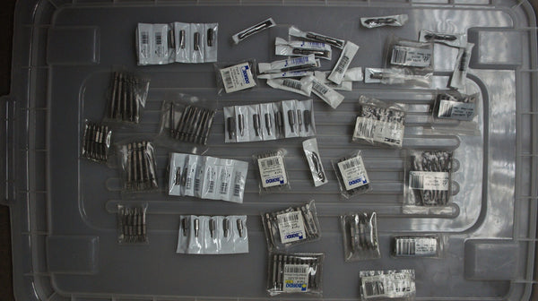 Lot of Various Slotted,Pozi,Square,Torx,Spanner,Phillips Power bits 2.5mm-7.5mm