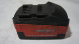 Metabo Battery Pack, Lithium-Ion, 18V, 2.6 Amp-Hrs 625457000